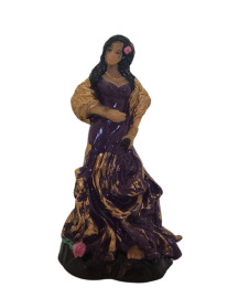 Est�tua Cigana Castanholas 16cm Resina