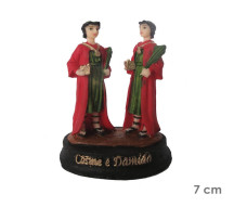 Estatua S�o Cosme e Dami�o 7cm Resina