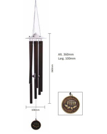 Sino dos Ventos Flor de Lotus M�dio Largo