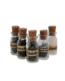 Garrafinhas com Pedras Energ�ticas 