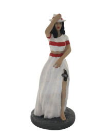 Est�tua Maria Navalha 22cm Resina