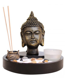 Jardim Zen Busto de Buda