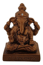 Est�tua Ganesha com Base�7cm