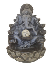 Fonte de �gua Ganesha 8 Quedas 40cm