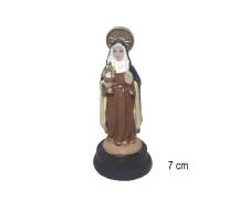 Estatua Santa Clara 7cm Resina