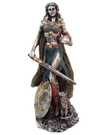 Est�tua Freya 26cm Resina