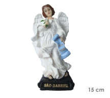 Estatua Arcanjo Gabriel 15cm Resina