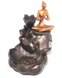 Incens�rio Cascata Flores Yoga
