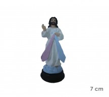 Estatua Jesus Misericordioso 7cm Resina