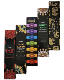 Incenso Goloka Especiais (Kit 5 Caixas)
