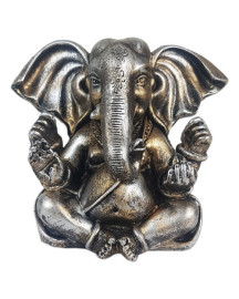 Est�tua Ganesha Orelhudo 14cm Resina
