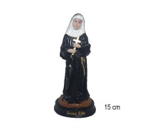 Est�tua Santa Rita de Cassia 15cm Resina