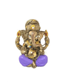 Est�tua Ganesha 5cm Bronzeado