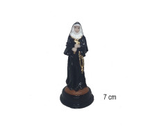 Est�tua Santa Rita de C�ssia 7cm Resina