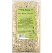 Banho de Sal Grosso com Ervas Manjeric�o 500g