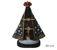 Estatua Nossa Senhora Aparecida 20cm Resina