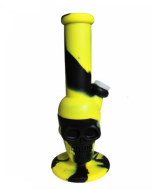 Bong de Silicone Caveira 21cm
