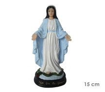 Est�tua Nossa Senhora das Gra�as 15cm Resina