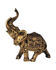 Est�tua Elefante Indiano 11cm Resina