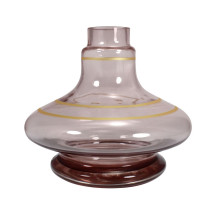 Vaso Narg Glass Aladim Gold New Rubi