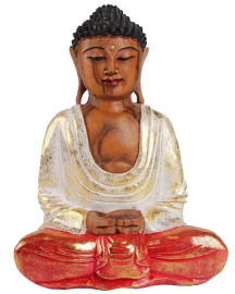 Est�tua Buda Sentado do Agradecimento 30cm