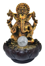 Fonte de �gua Ganesha 29cm