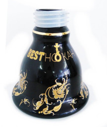 Vaso Best Hookah Ruber Preto Pequeno