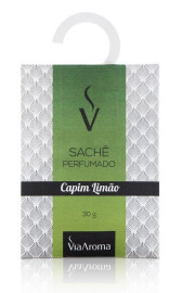 Sach� Perfumado Via Aroma 30g Capim Lim�o