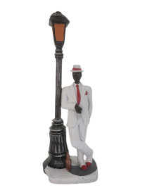 Est�tua Z� Pilintra no Poste 34cm Resina
