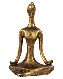 Est�tua Yoga 13cm Resina