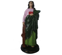 Estatua Santa Catarina 7cm Resina