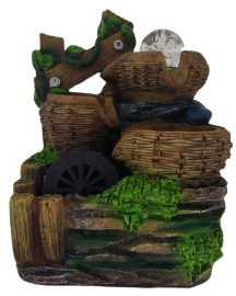 Fonte de �gua Natureza com Cestos Mini