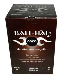 Carvão Coco Bali Hai C/72 Cubo