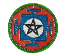 Mandala Yantra Pentagrama 12cm