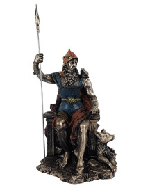 Est�tua Odin 30cm Resina