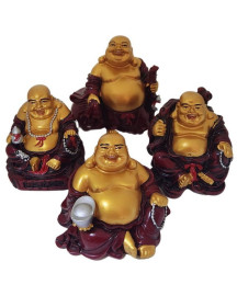 Est�tua Buda Sentado 6cm 