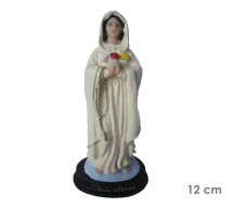 Est�tua Nossa Senhora da Rosa M�stica 12cm Resina
