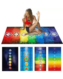 Tapete Toalha para Yoga e Medita��o Retangular