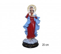 Esttua Sagrado Corao de Maria 20cm Resina