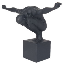 Est�tua Homem Bra�os Abertos 32cm Resina