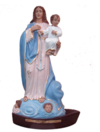 Imagem Nossa Senhora dos Navegantes 20cm Gesso