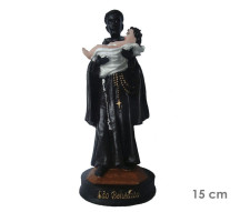 Estatua S�o Benedito 15cm Resina