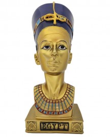 Estátua Nefertiti Busto 20cm