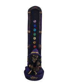 Incens�rio 7 Chakras Bruxa com Caldeir�o Vertical
