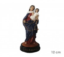 Esttua Nossa Senhora do Rosario 12cm Resina