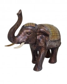 Estátua Elefante 20cm Cobre