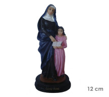 Est�tua Santa Ana 12cm Resina
