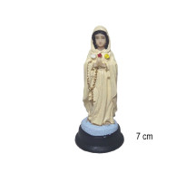 Estatua Nossa Senhora da Rosa M�stica 7cm Resina