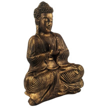 Est�tua Buda Hindu 40cm Resina