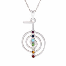 Gargantilha Prata Cho-Ku-Rei com Strass 25x43mm